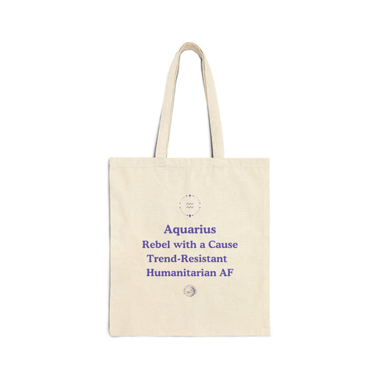 Aquarius Cotton Canvas Tote Bag | Unique Free Spirit Gifts, Eco-Friendly Shopping Bag, Astrological Tote, Astrology Lover Accessory, [...]