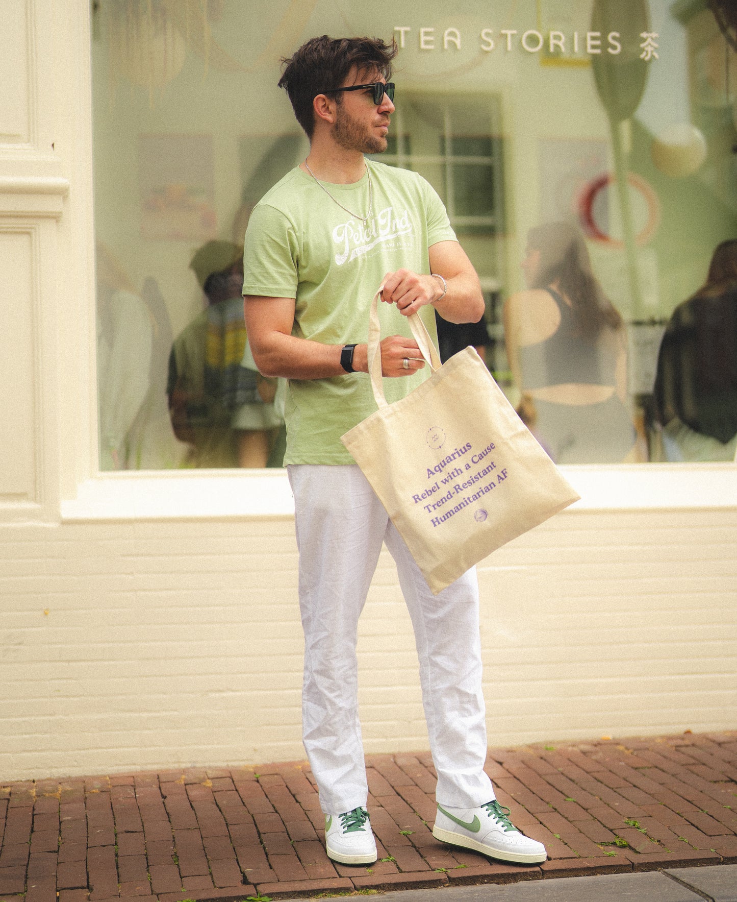 Gemini Cotton Canvas Tote Bag | Zodiac Sign Gift | Astrology Tote | Unique Free Spirit Bag | Eco-Friendly Shopping Bag